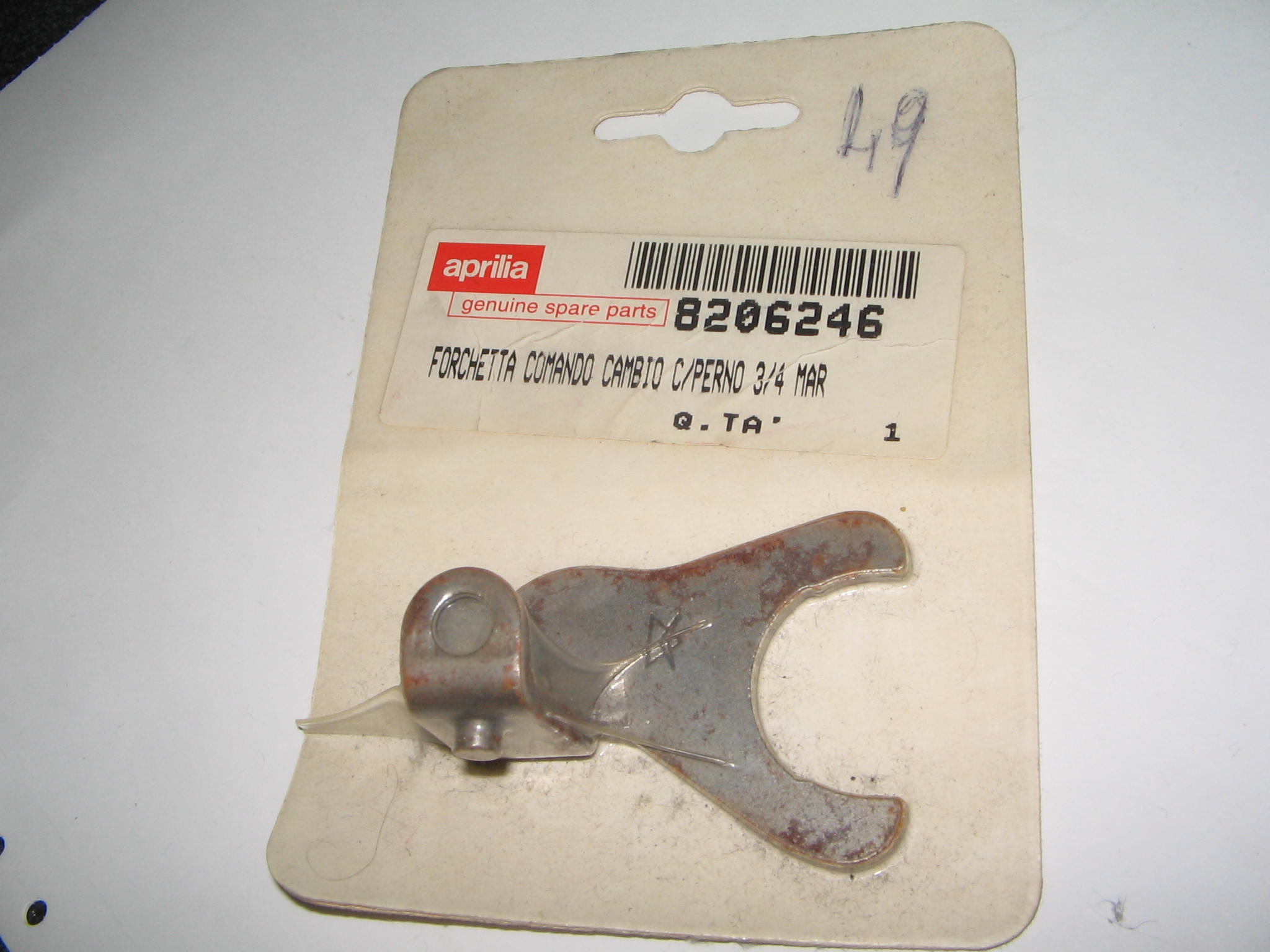 APRILIA -FORCHETTA CAMBIO - RS / PEGASO /RX 3/4 MARCE / EUROPA / CLASSIC -N.10074